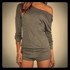 Grey Romper Playsuit